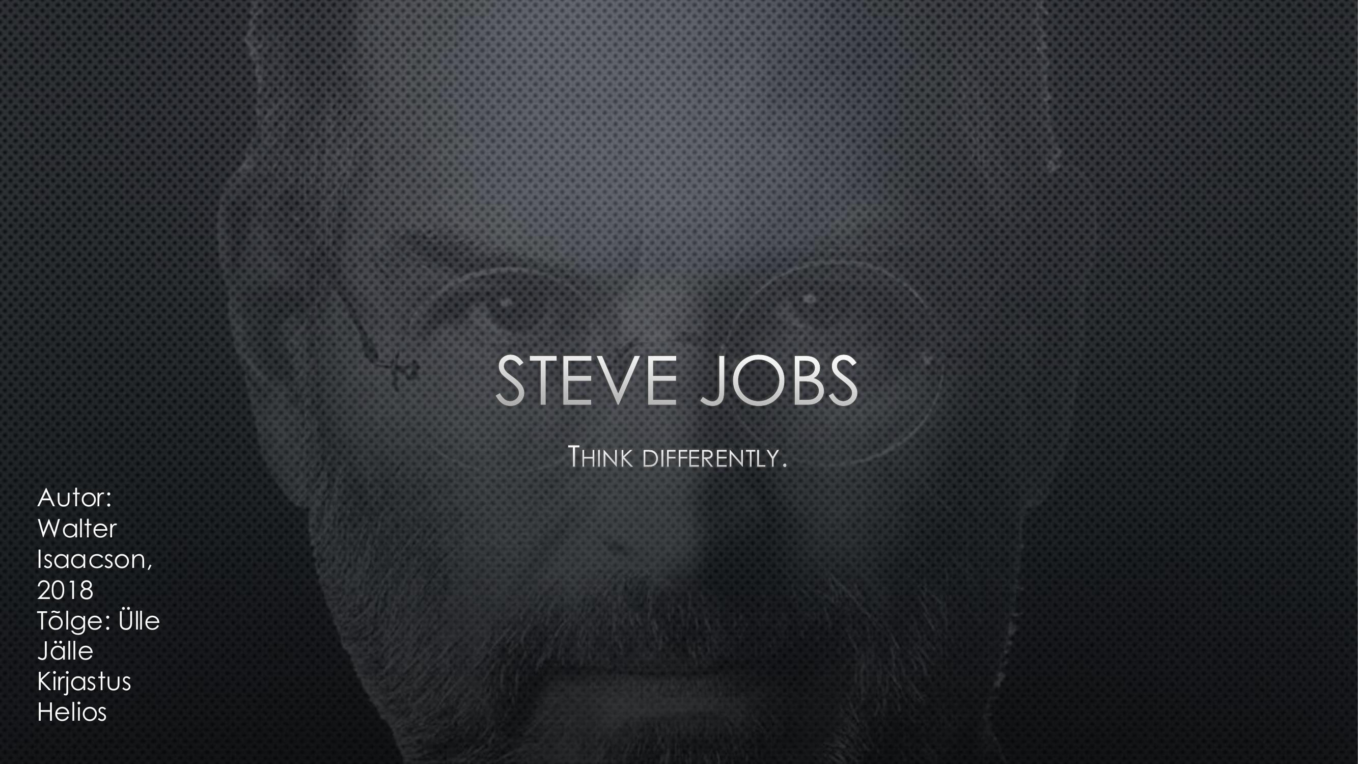 Steve Jobs, eelvaade