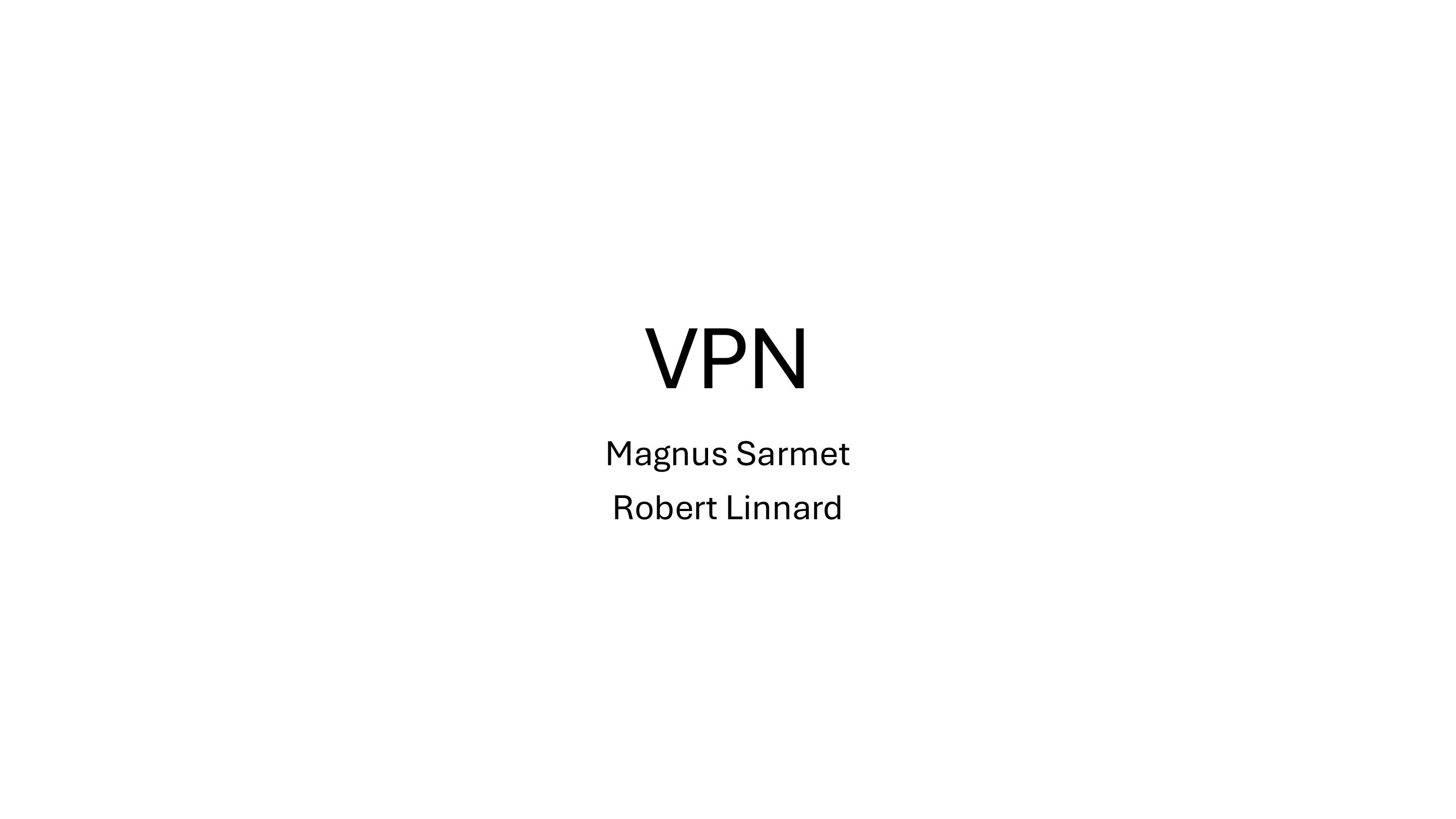 VPN tegemine, eelvaade