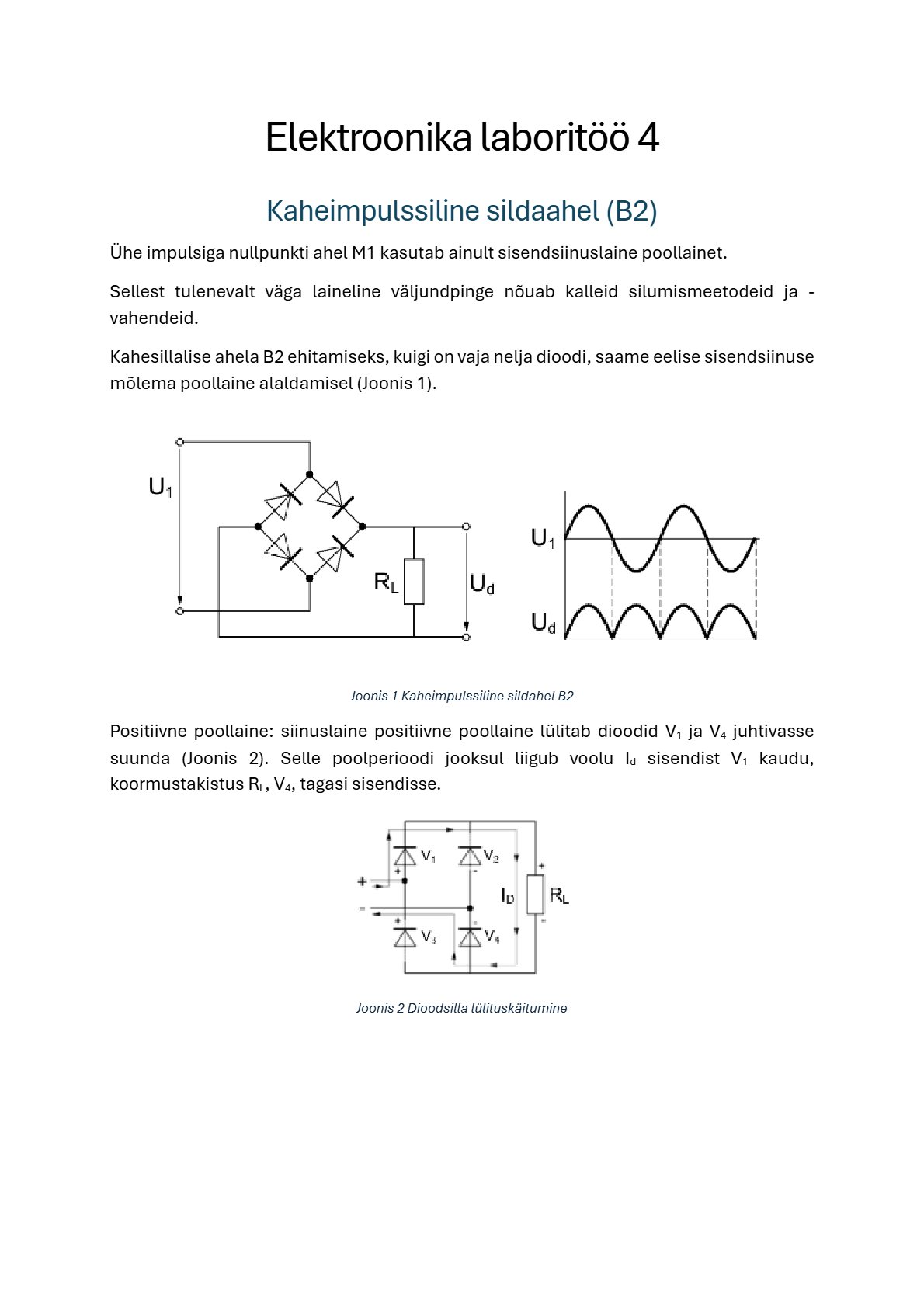 Elektroonika laboritöö 4, eelvaade