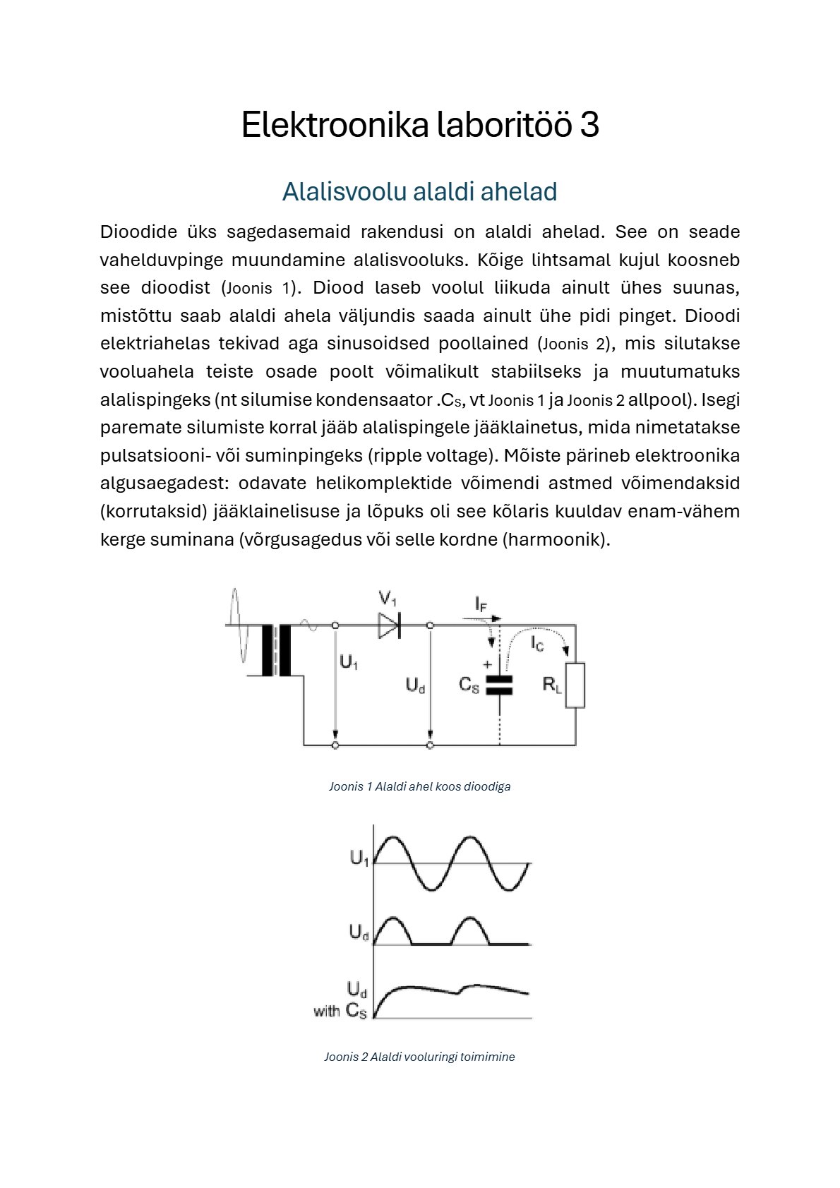 Elektroonika laboritöö 3, eelvaade
